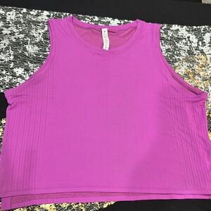 Lululemon workout tank crop 10